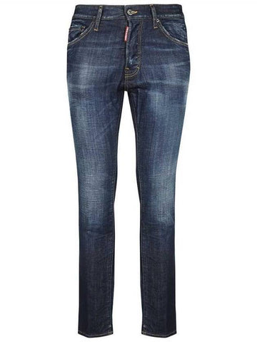 Men's Dark Clean Wash Cool Guy Jeans Navy - DSQUARED2 - BALAAN 1