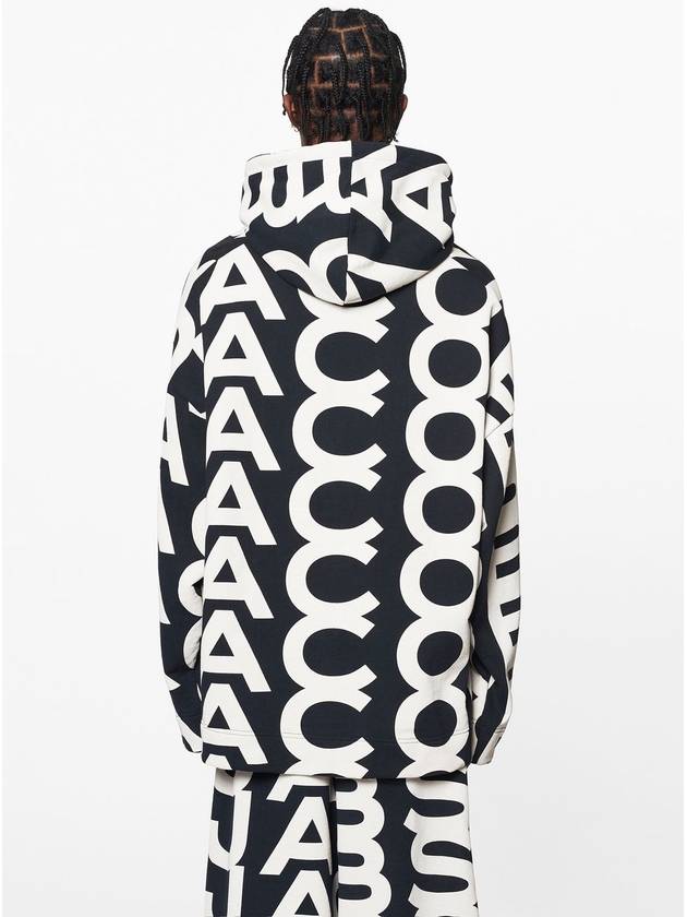 Monogram Oversized Hoodie_Black/Ivory(C632P26SP22-004) - MARC JACOBS - BALAAN 8