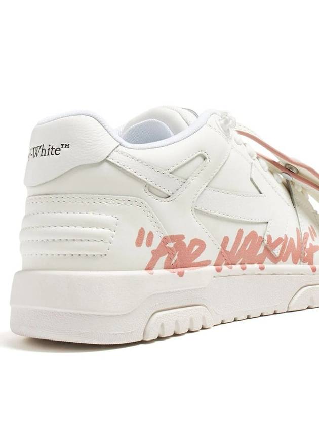 24 ss White Pink Leather Out of OFFICE Sneakers OWIA259C99LEA0110130 B0481010481 - OFF WHITE - BALAAN 6