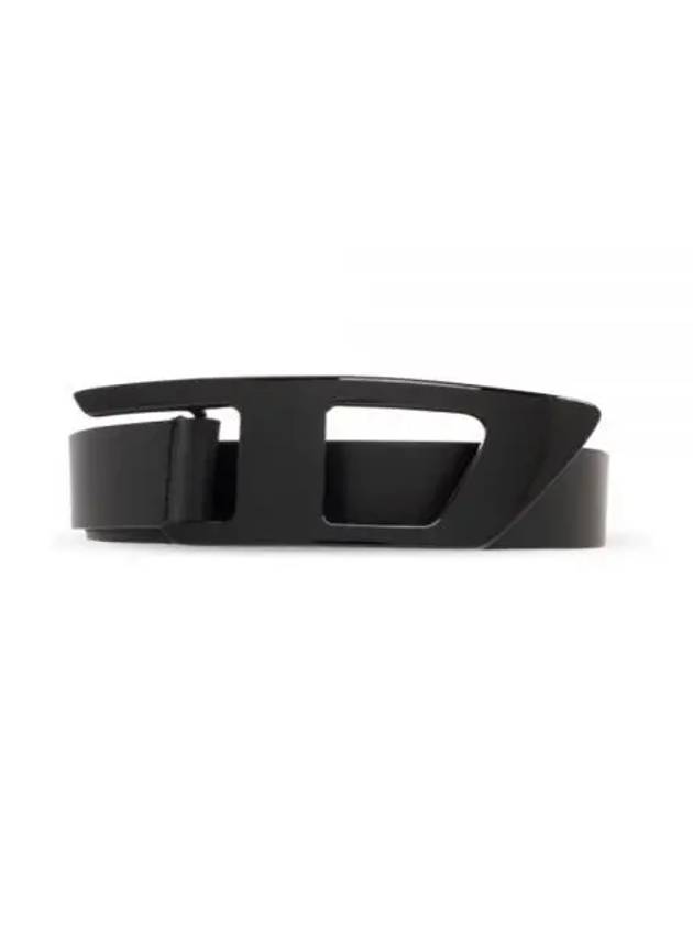 B D-logo leather belt X09916PR227 - DIESEL - BALAAN 2