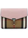 House Check Small Leather Cross Bag Pink - BURBERRY - BALAAN 2