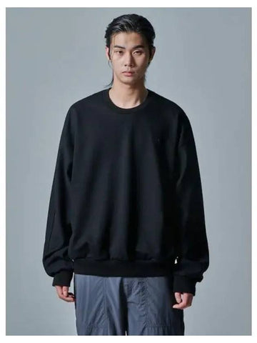 Core Essentials Jersey Sweatshirt Black Domestic Product GM0024060337421 - JUUN.J - BALAAN 1