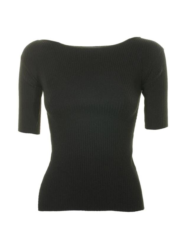 Soraia Knit Top Black - MAX MARA - BALAAN 1