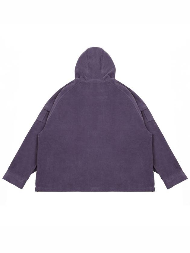 Corduroy Hooded Jacket Purple - ARCANE FUNK - BALAAN 3