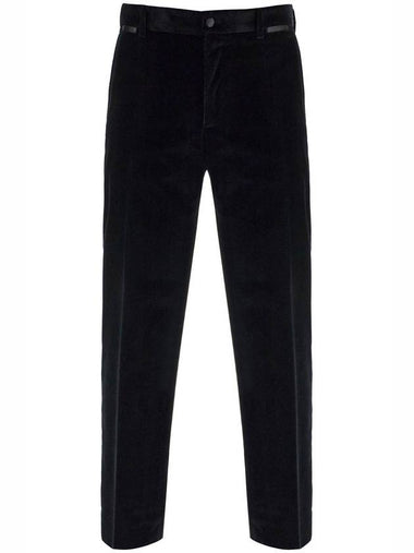 velvet tuxedo pants - DOLCE&GABBANA - BALAAN 1