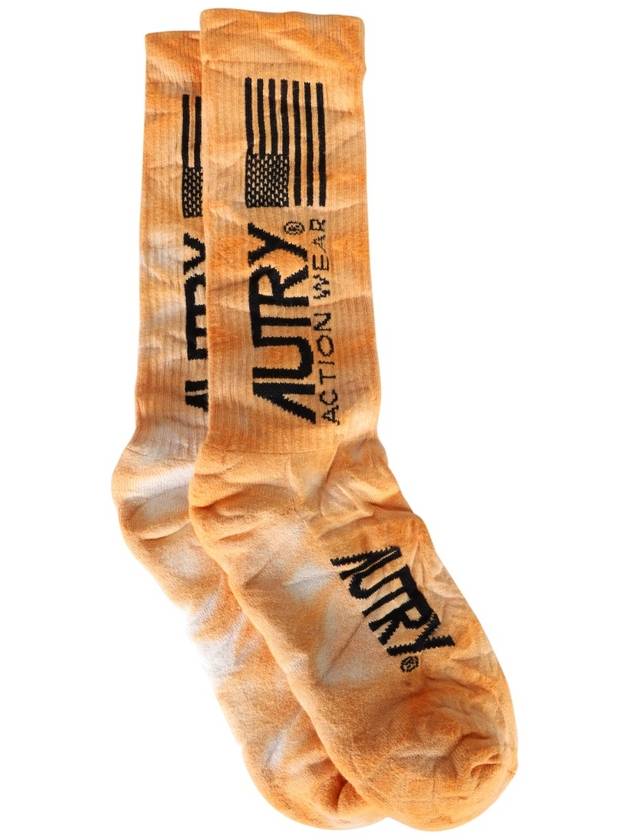 Matchpoint Tie Dye Socks Orange - AUTRY - BALAAN 4