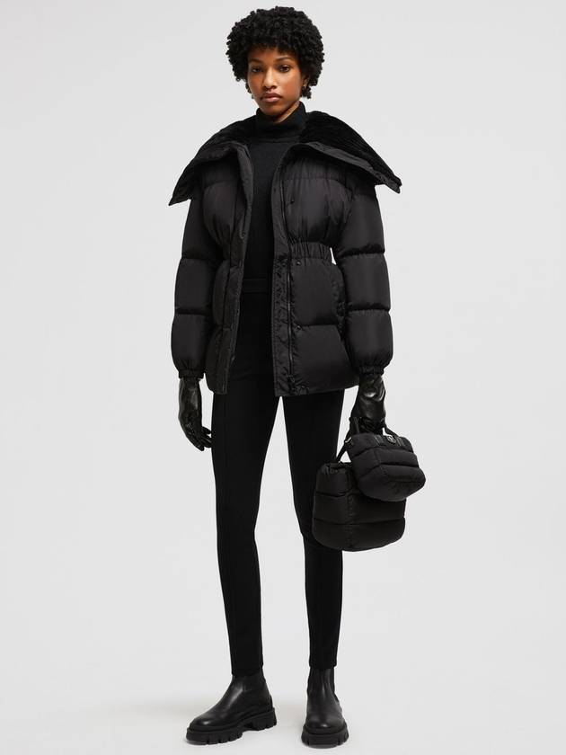 gabardine leggings black - MONCLER - BALAAN 3