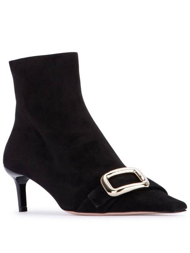 Viv Canard Suede Boots Black - ROGER VIVIER - BALAAN 3