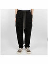 Creatch Cargo Desostring Cotton Straight Pants Black - RICK OWENS - BALAAN 3