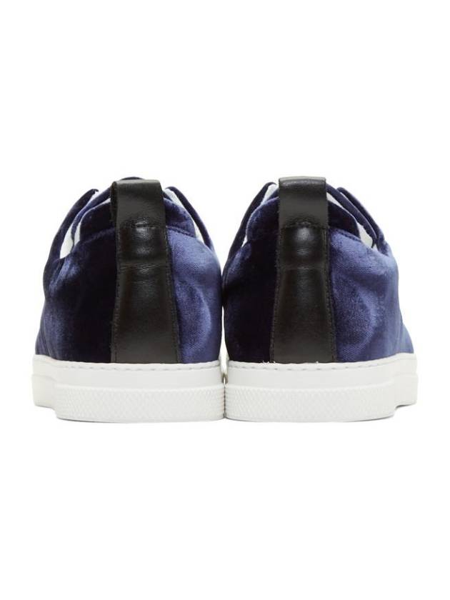 Blue Velvet Slider Sneakers - PIERRE HARDY - BALAAN 6