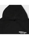 logo fleece brushed overfit hoodie black 192HO246250F - FEAR OF GOD ESSENTIALS - BALAAN 4