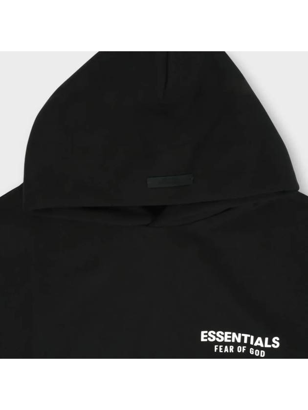 logo fleece brushed overfit hoodie black 192HO246250F - FEAR OF GOD ESSENTIALS - BALAAN 4