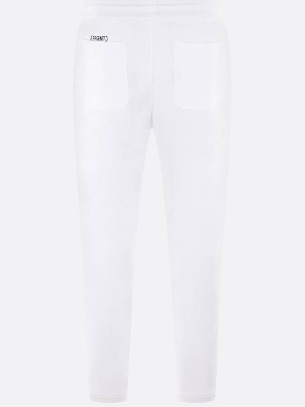 Jersey Jogging Fragment Casual Track Pants White - MONCLER - BALAAN 3