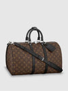 Keepall Bandouliere 45 Monogram Macassar Duffel Bag Brown - LOUIS VUITTON - BALAAN 2