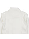 Slim Fit Long Sleeve Shirt Ivory - AMI - BALAAN 9