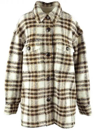 22FW HARVELI Check Shirt Jacket MA0998 22A012E 23EC Others 271812 - ISABEL MARANT - BALAAN 1