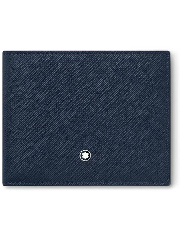 Sartorial Leather Bicycle Wallet Navy - MONTBLANC - BALAAN 4