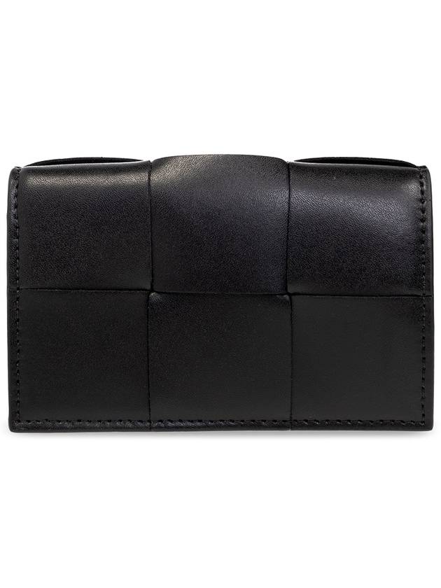 Cassette Business Card Wallet Black - BOTTEGA VENETA - BALAAN 2