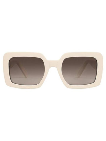 Eyewear Triomphe 13 Acetate Sunglasses Ivory - CELINE - BALAAN 1