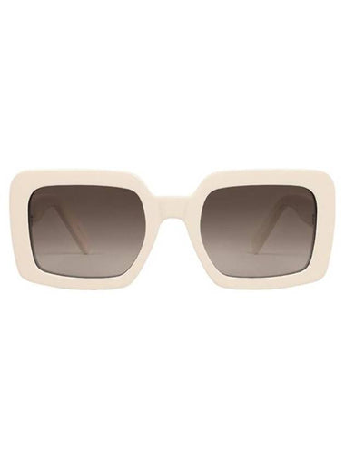 Eyewear Triomphe 13 Acetate Sunglasses Ivory - CELINE - BALAAN 1