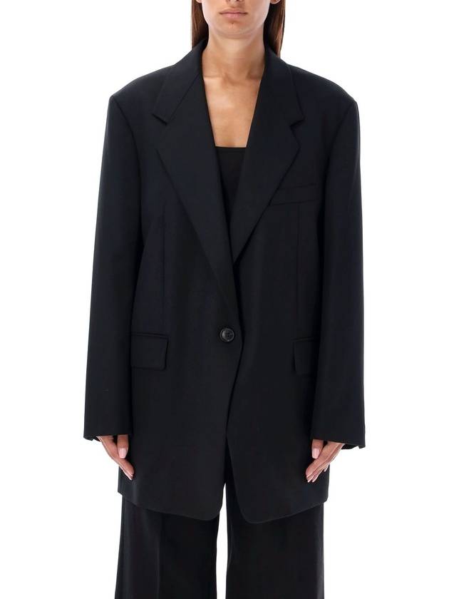 Overfit wool jacket black - LOW CLASSIC - BALAAN 2