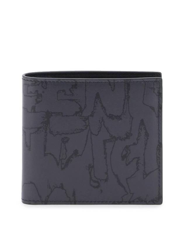 24 ss Graffiti Bifold Wallet 602137 1AAQ4 1000 B0230978037 - ALEXANDER MCQUEEN - BALAAN 1