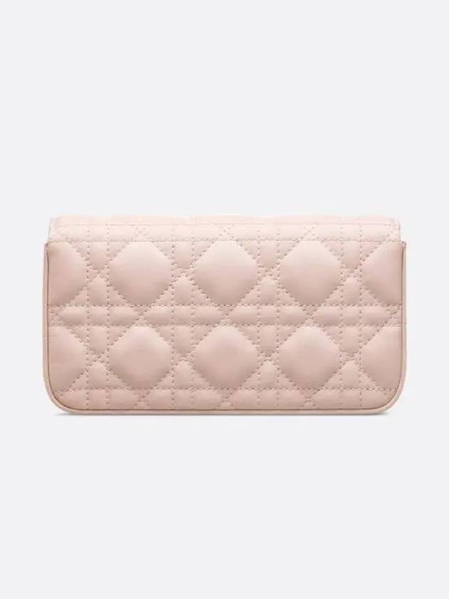 Phone Chain Cannage Lambskin Pouch Bag Pink - DIOR - BALAAN 6