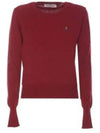 ORB Logo Knit Top Red - VIVIENNE WESTWOOD - BALAAN 2