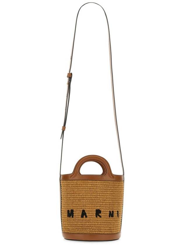 Tropicalia Small Bucket Bag Brown - MARNI - BALAAN 6