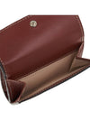 Darryl Flap Tri-Fold Small Bicycle Wallet Sepia Brown - CHLOE - BALAAN.