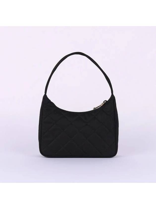 Nylon Quilted Hobo Tote Bag Black - PRADA - BALAAN 3