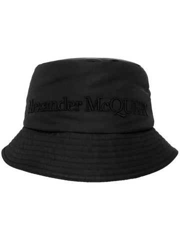 Padded Bucket Hat Black - ALEXANDER MCQUEEN - BALAAN 1