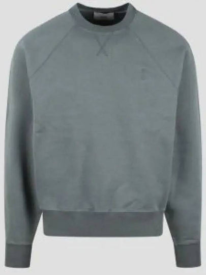 De Coeur Crew Neck Sweatshirt Green - AMI - BALAAN 2