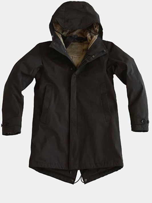 Hooded Down Core Parka Black - TEN C - BALAAN 2