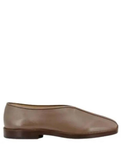 Square Toe Flat Five Loafer Slippers Beige - LEMAIRE - BALAAN 2