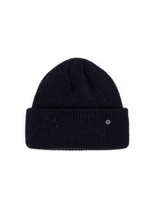 BBD Signature Custom Short Beanie Black - BLACKBLOND - BALAAN 2