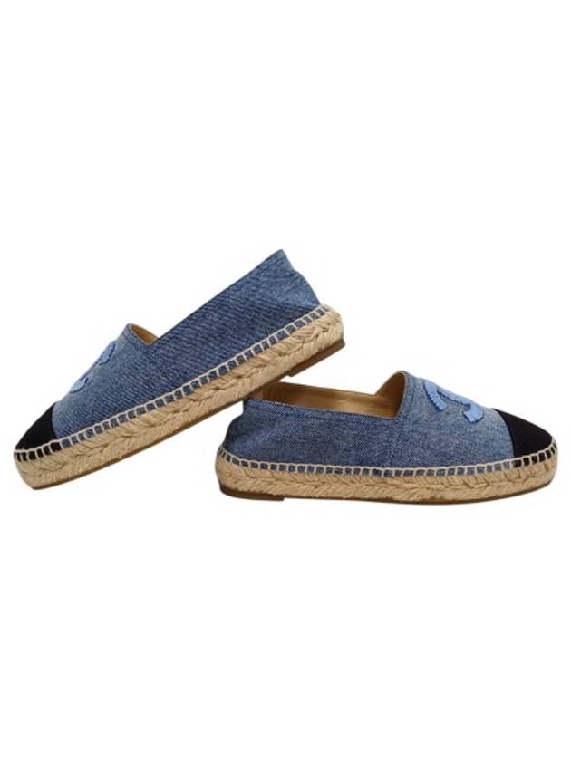 G29763 CC logo denim espadrille - CHANEL - BALAAN 5