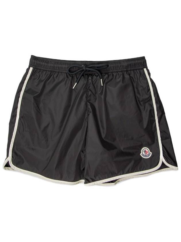 Logo Patch Swim Shorts Black - MONCLER - BALAAN 2