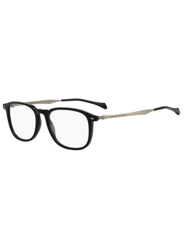 Eyewear Square Titanium Eyeglasses Black - HUGO BOSS - BALAAN 1