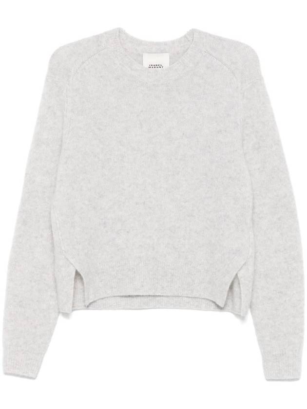 Lilia knit top light gray - ISABEL MARANT - BALAAN 2