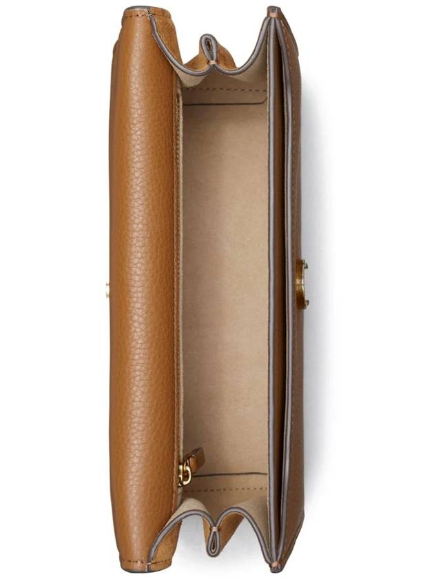 Miller Leather Cross Bag Brown - TORY BURCH - BALAAN 5