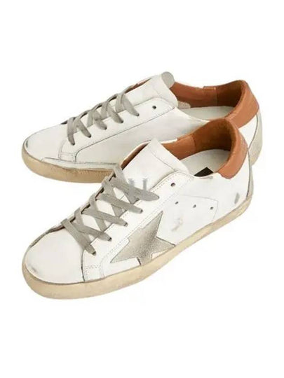 Brown Tab Superstar Classic Low Top Sneakers White - GOLDEN GOOSE - BALAAN 2