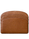 Demi Lune Half Moon Card Wallet Brown - A.P.C. - BALAAN 4