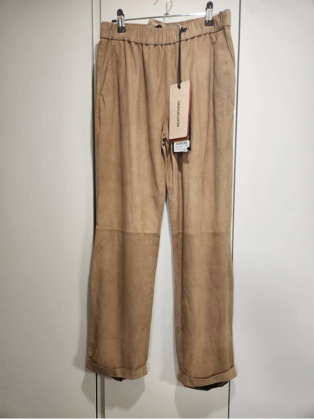 GEOGIO BRATO PELLA LEATHER baige pants - GIORGIO BRATO - BALAAN 3