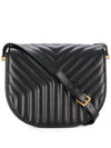 Joan Satchel Quilted Shoulder Bag Black - SAINT LAURENT - BALAAN 1