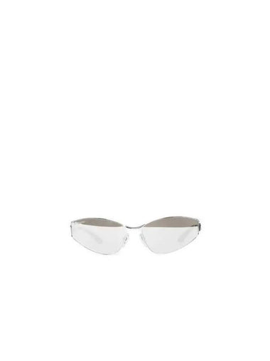 Mercury Oval Sunglasses Silver - BALENCIAGA - BALAAN 1