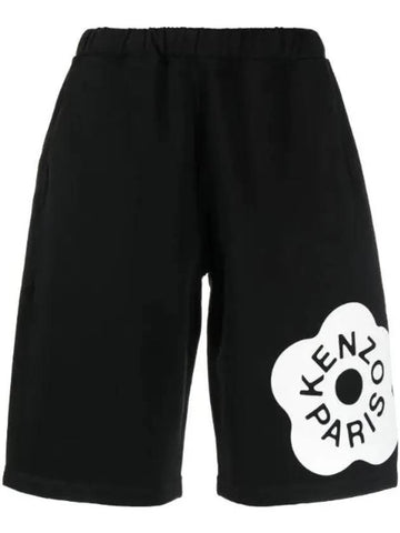 Boke Flower 2 0 Bermuda Shorts Black - KENZO - BALAAN 1