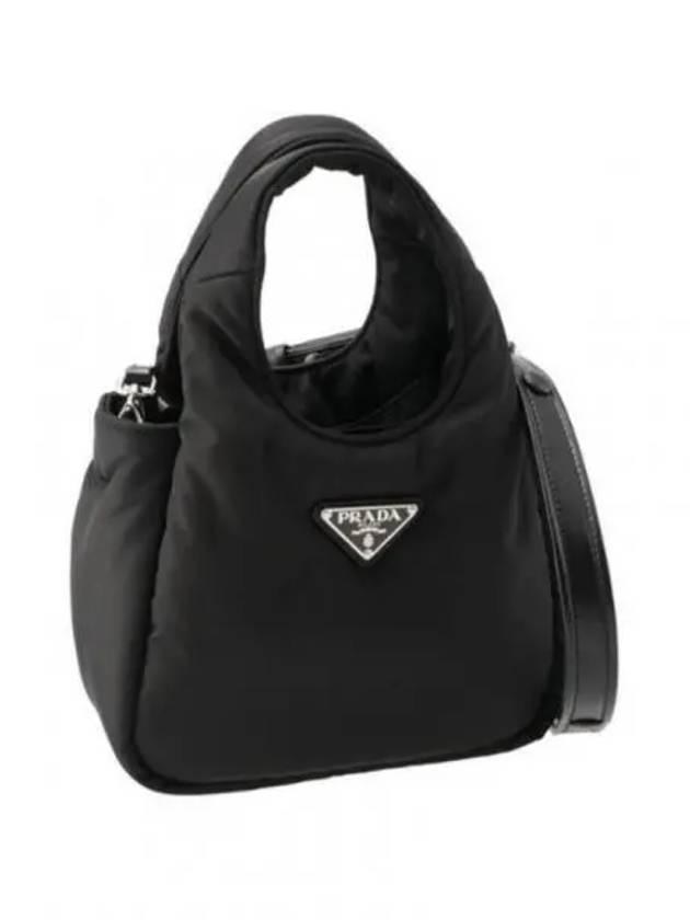 Soft Padded Re-Nylon Mini Bag Black - PRADA - BALAAN 2