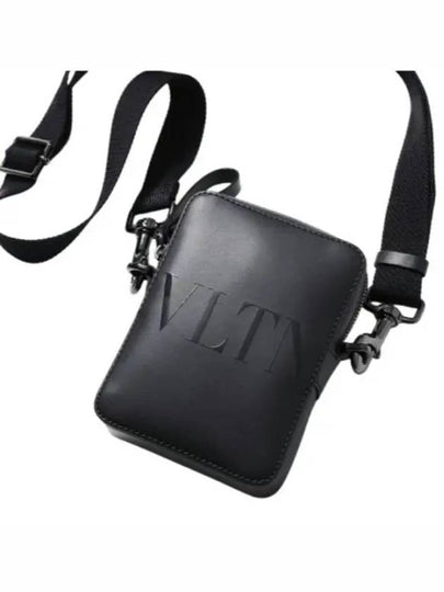 VLTN Leather Cross Bag Black - VALENTINO - BALAAN 2