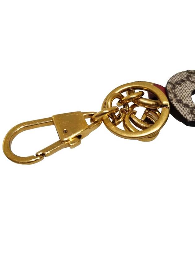 Women s 727656 Gold GG Logo Letter Keychain Key Holder - GUCCI - BALAAN 9